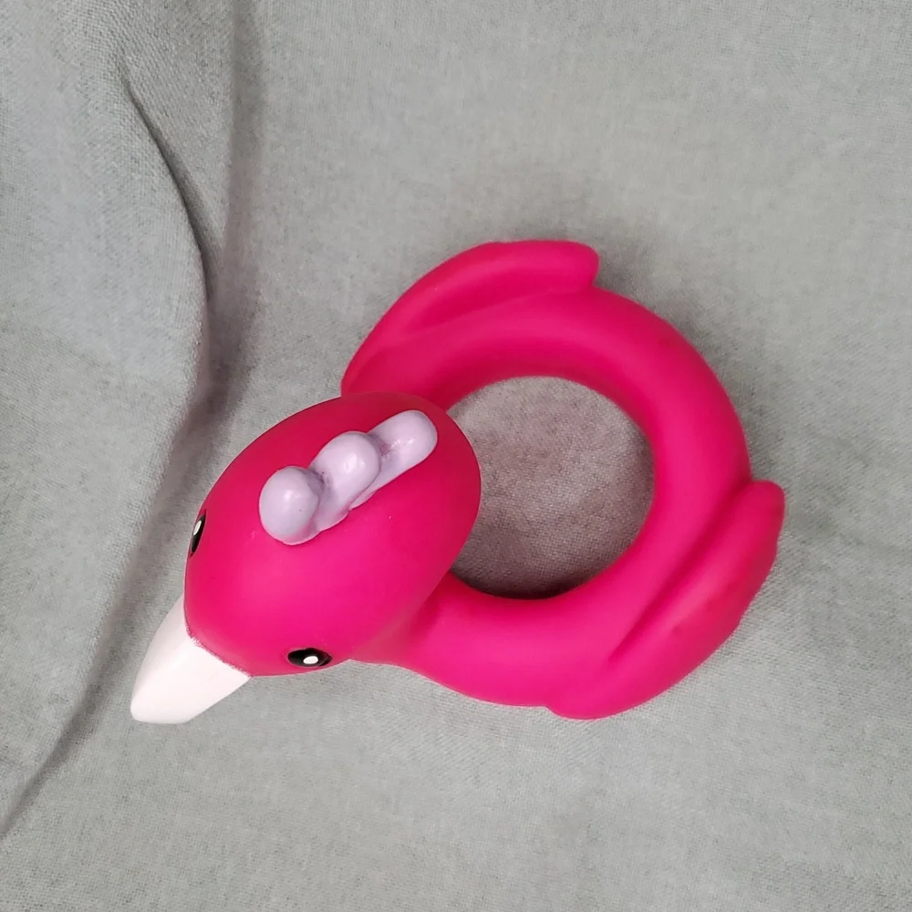 Flamingo-Shaped Dog Toy‎